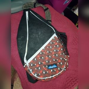 Kavu Shoulder Bag Raccoon Pattern
